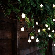 Solar Berry Fairy Lights with Timer, 100 Warm White LED, 10m