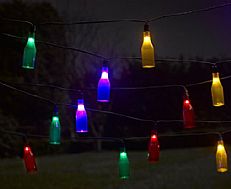 Solar Bottle String Lights, 16 Multi Colour LED, 3m