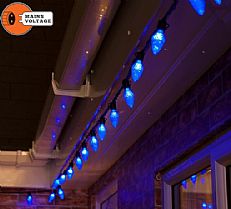 10m Blue Large Pinecone String Lights, 50 LEDs