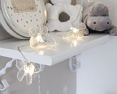 1.5m Butterfly Battery Fairy Lights, 10 Warm White LEDs