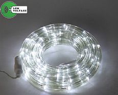 5m Outdoor White Connectable Rope Light, 100 LEDs