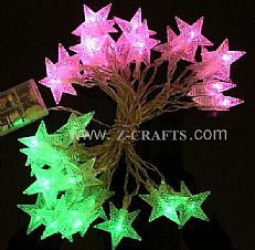 20L LED Star Decoration Lights With 3*AA battery
