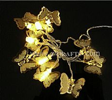 10L LED Warm White Butterfly Decoration Lights With 3*AA battery