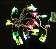 10L Led Letter Decoration Lights With 3*AA battery