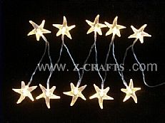 10L LED Starfish Decoration Lights With 3*AA battery
