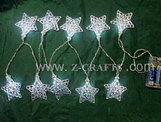 10L LED Little Star Decoration Lights With 3*AA battery