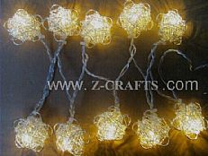 10L LED Little Flower Decoration Lights With 3*AA battery