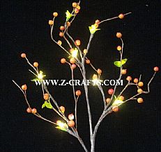 30L LED Acrylic Fruit Decoration With 3AA Battery