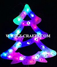 Colorful Christmas Tree Shape LED Lighting